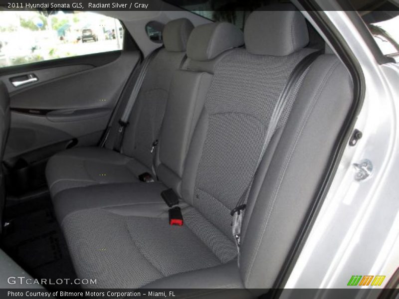 Radiant Silver / Gray 2011 Hyundai Sonata GLS