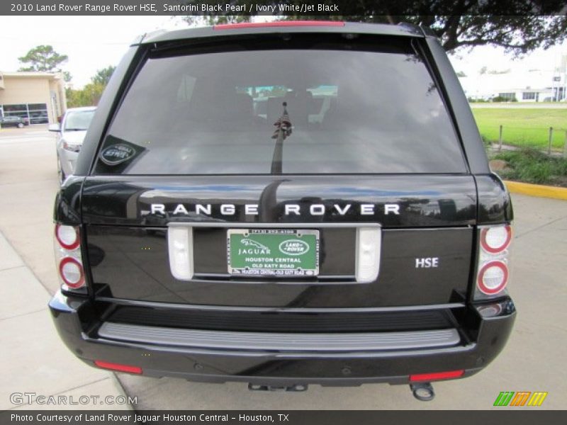 Santorini Black Pearl / Ivory White/Jet Black 2010 Land Rover Range Rover HSE