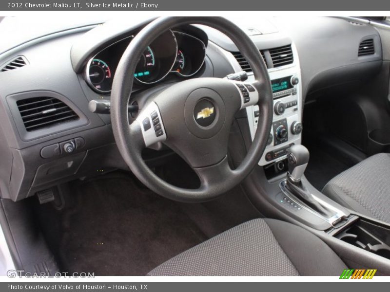 Silver Ice Metallic / Ebony 2012 Chevrolet Malibu LT