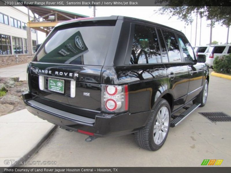 Santorini Black Pearl / Ivory White/Jet Black 2010 Land Rover Range Rover HSE