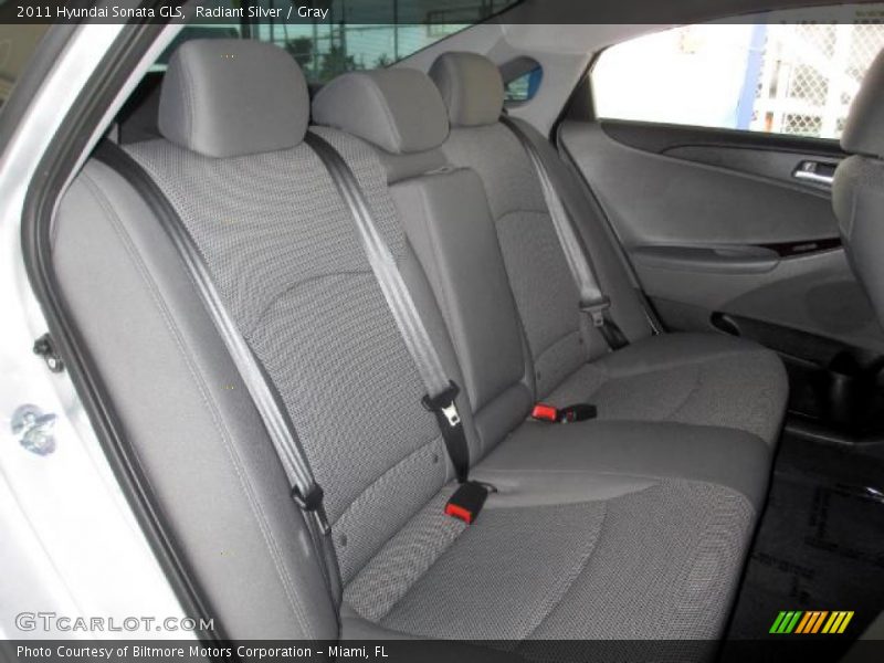 Radiant Silver / Gray 2011 Hyundai Sonata GLS