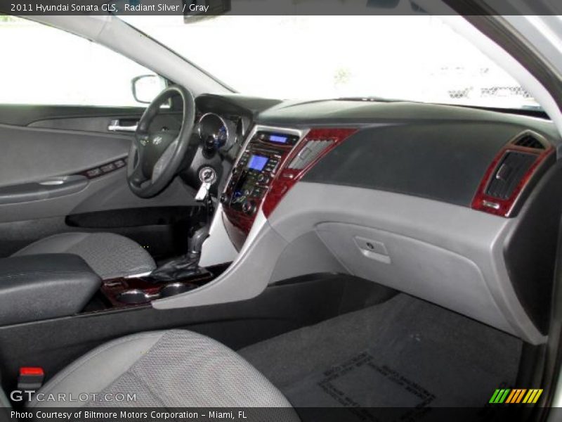 Radiant Silver / Gray 2011 Hyundai Sonata GLS