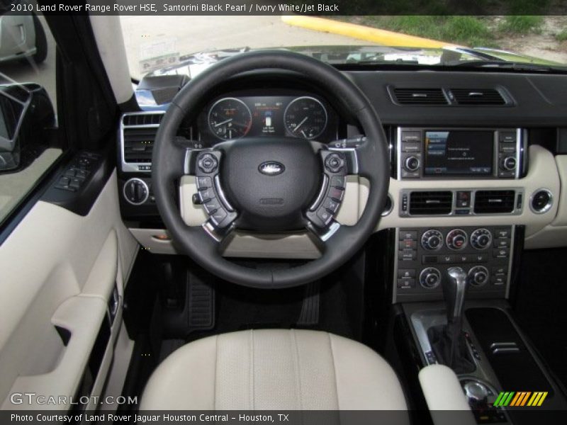 Santorini Black Pearl / Ivory White/Jet Black 2010 Land Rover Range Rover HSE