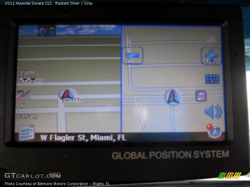 Radiant Silver / Gray 2011 Hyundai Sonata GLS