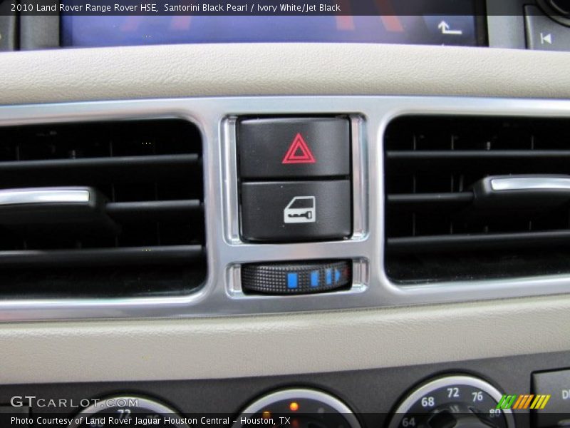 Santorini Black Pearl / Ivory White/Jet Black 2010 Land Rover Range Rover HSE