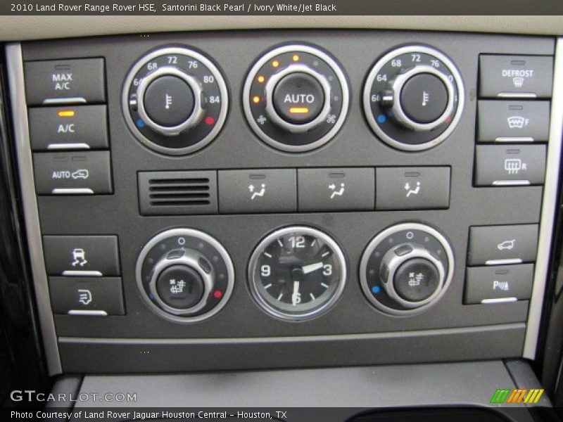 Santorini Black Pearl / Ivory White/Jet Black 2010 Land Rover Range Rover HSE