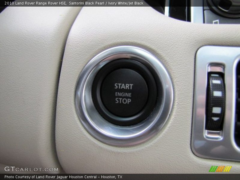 Santorini Black Pearl / Ivory White/Jet Black 2010 Land Rover Range Rover HSE