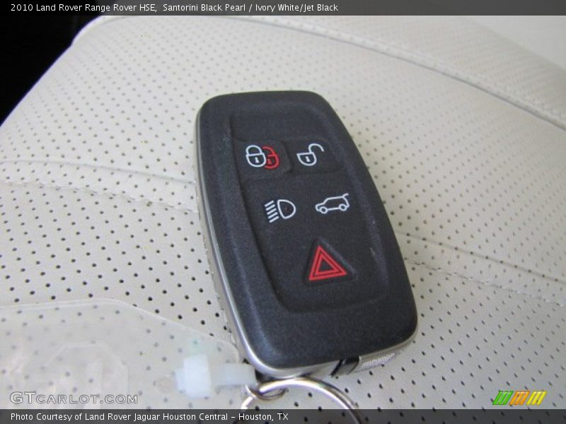 Santorini Black Pearl / Ivory White/Jet Black 2010 Land Rover Range Rover HSE