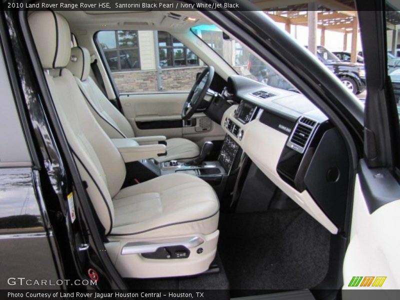 Santorini Black Pearl / Ivory White/Jet Black 2010 Land Rover Range Rover HSE