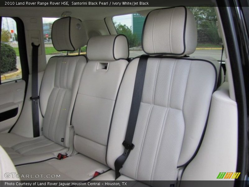 Santorini Black Pearl / Ivory White/Jet Black 2010 Land Rover Range Rover HSE