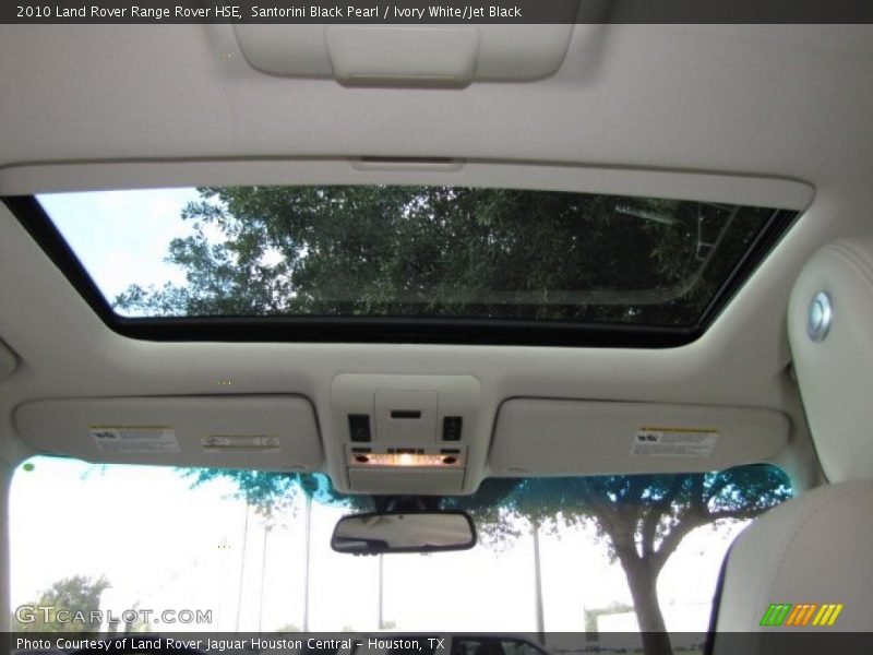 Santorini Black Pearl / Ivory White/Jet Black 2010 Land Rover Range Rover HSE