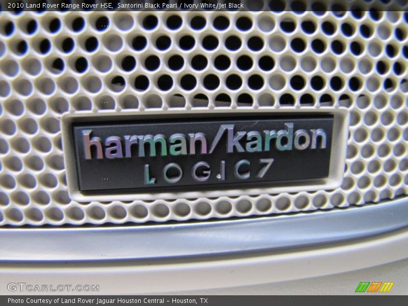Santorini Black Pearl / Ivory White/Jet Black 2010 Land Rover Range Rover HSE