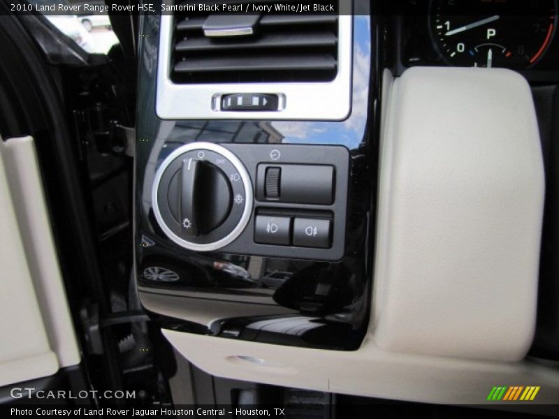 Santorini Black Pearl / Ivory White/Jet Black 2010 Land Rover Range Rover HSE