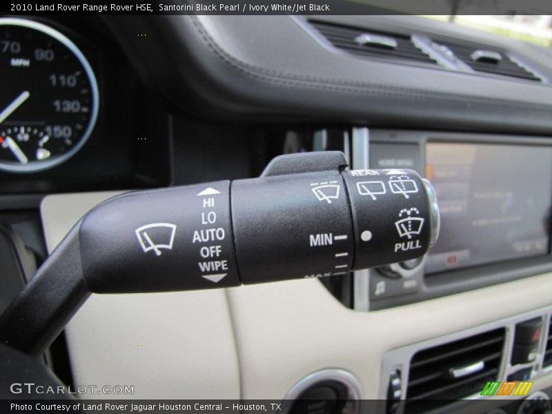 Santorini Black Pearl / Ivory White/Jet Black 2010 Land Rover Range Rover HSE