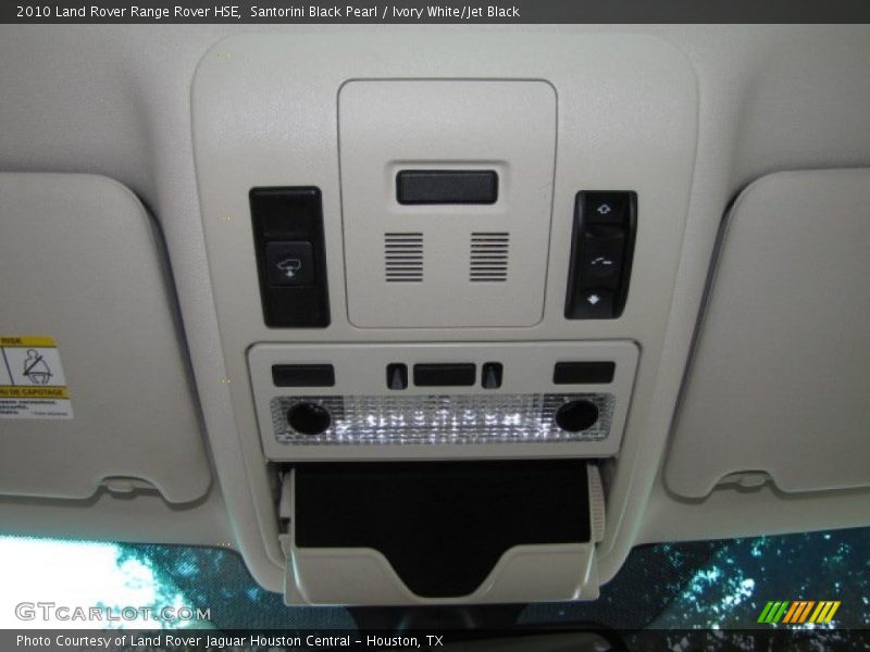 Santorini Black Pearl / Ivory White/Jet Black 2010 Land Rover Range Rover HSE