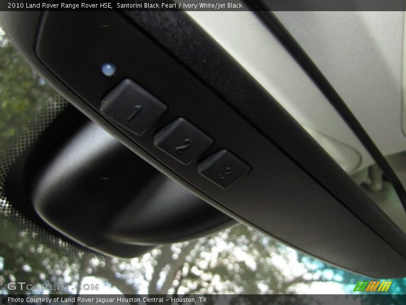 Santorini Black Pearl / Ivory White/Jet Black 2010 Land Rover Range Rover HSE