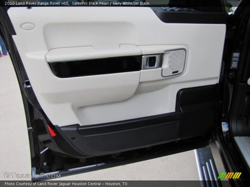 Santorini Black Pearl / Ivory White/Jet Black 2010 Land Rover Range Rover HSE