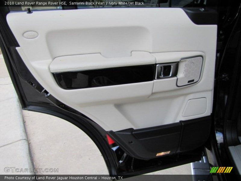 Santorini Black Pearl / Ivory White/Jet Black 2010 Land Rover Range Rover HSE