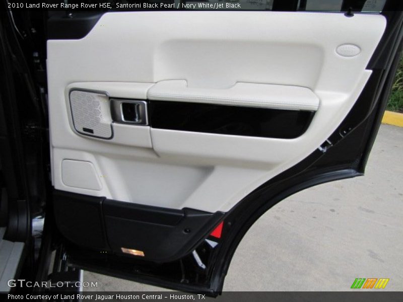 Santorini Black Pearl / Ivory White/Jet Black 2010 Land Rover Range Rover HSE