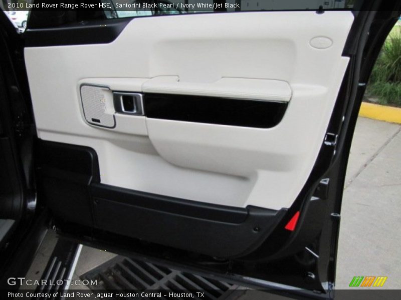 Santorini Black Pearl / Ivory White/Jet Black 2010 Land Rover Range Rover HSE