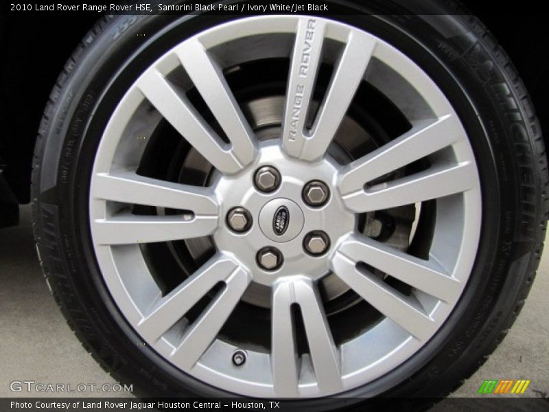 Santorini Black Pearl / Ivory White/Jet Black 2010 Land Rover Range Rover HSE