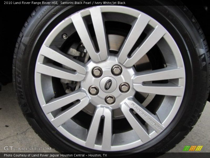 Santorini Black Pearl / Ivory White/Jet Black 2010 Land Rover Range Rover HSE