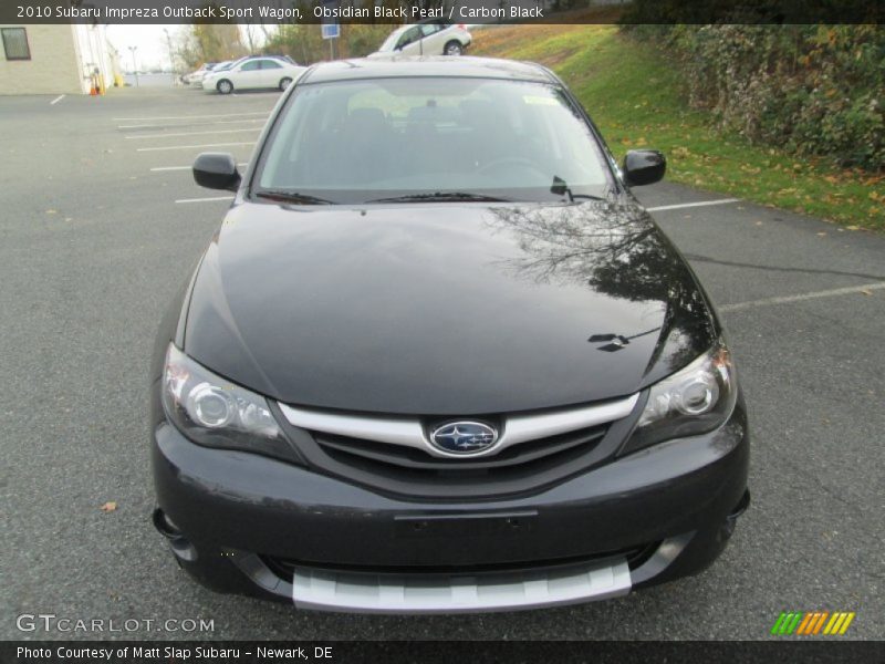 Obsidian Black Pearl / Carbon Black 2010 Subaru Impreza Outback Sport Wagon