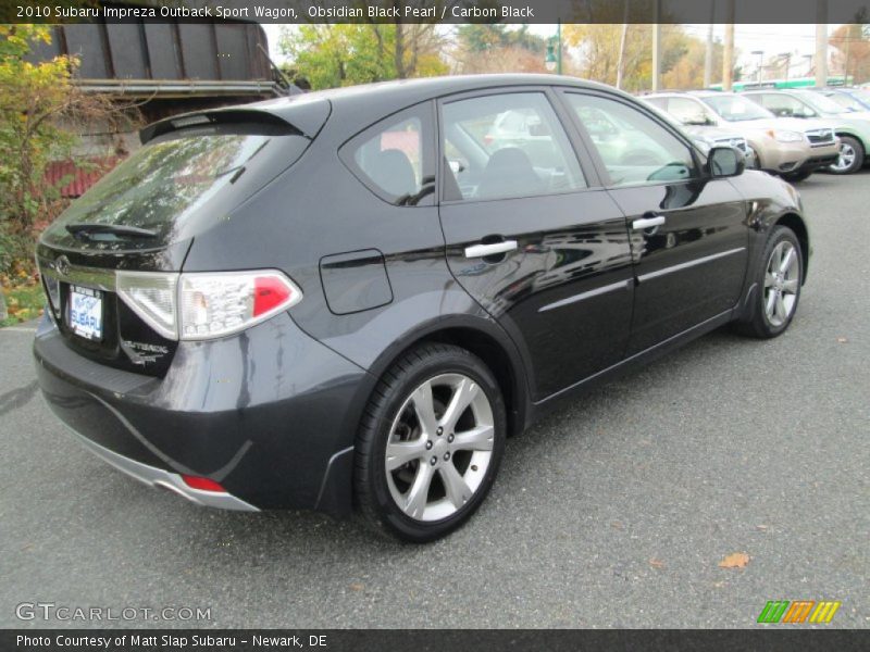 Obsidian Black Pearl / Carbon Black 2010 Subaru Impreza Outback Sport Wagon