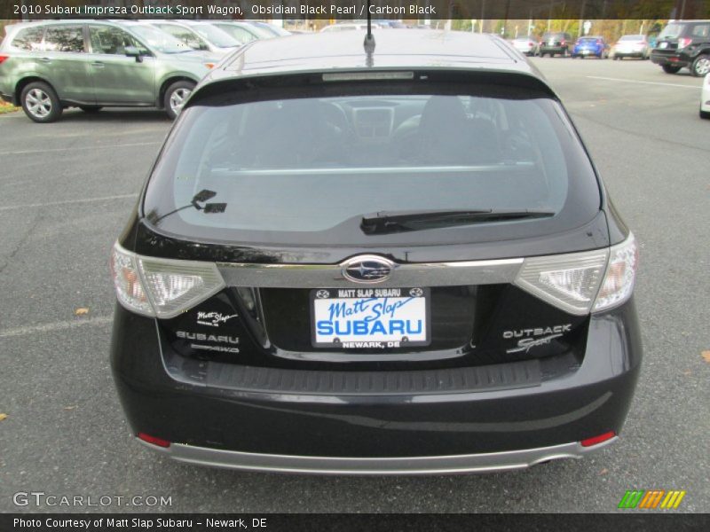 Obsidian Black Pearl / Carbon Black 2010 Subaru Impreza Outback Sport Wagon