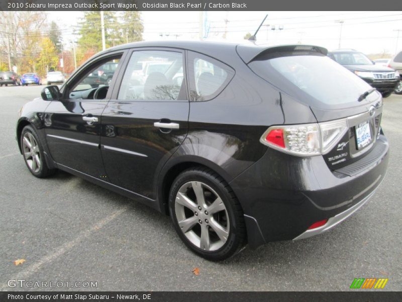 Obsidian Black Pearl / Carbon Black 2010 Subaru Impreza Outback Sport Wagon