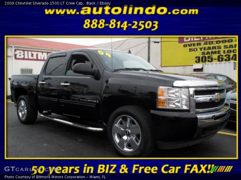 Black / Ebony 2009 Chevrolet Silverado 1500 LT Crew Cab