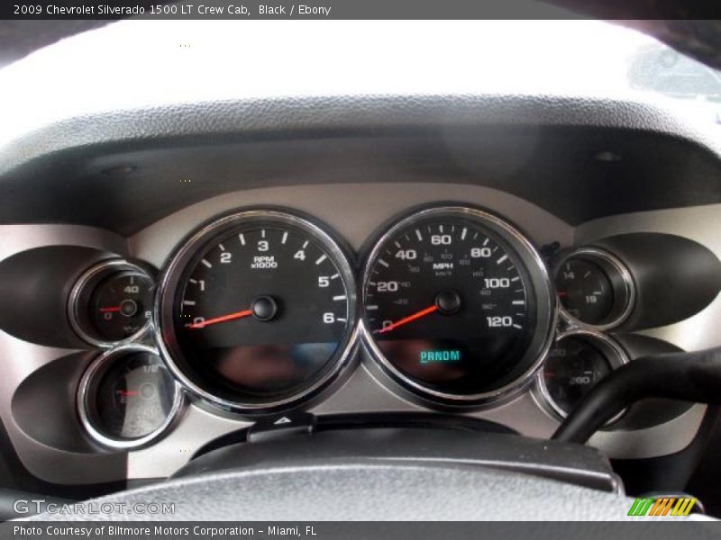 Black / Ebony 2009 Chevrolet Silverado 1500 LT Crew Cab