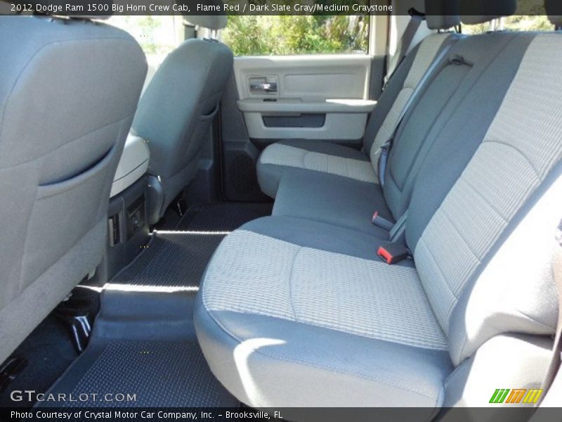 Flame Red / Dark Slate Gray/Medium Graystone 2012 Dodge Ram 1500 Big Horn Crew Cab