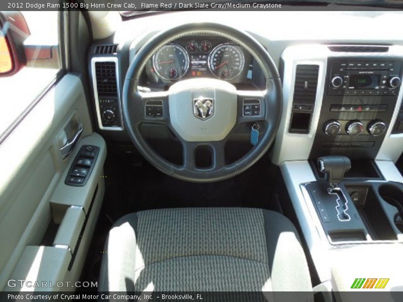 Flame Red / Dark Slate Gray/Medium Graystone 2012 Dodge Ram 1500 Big Horn Crew Cab