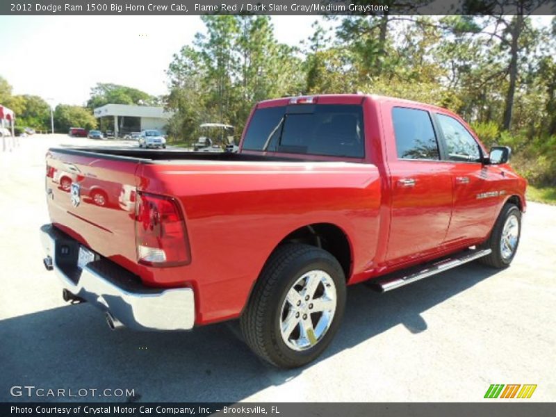 Flame Red / Dark Slate Gray/Medium Graystone 2012 Dodge Ram 1500 Big Horn Crew Cab