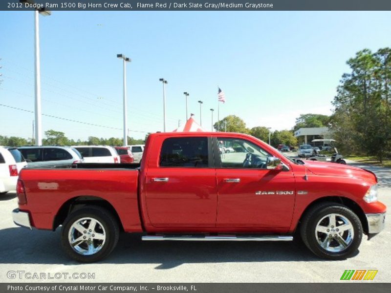 Flame Red / Dark Slate Gray/Medium Graystone 2012 Dodge Ram 1500 Big Horn Crew Cab