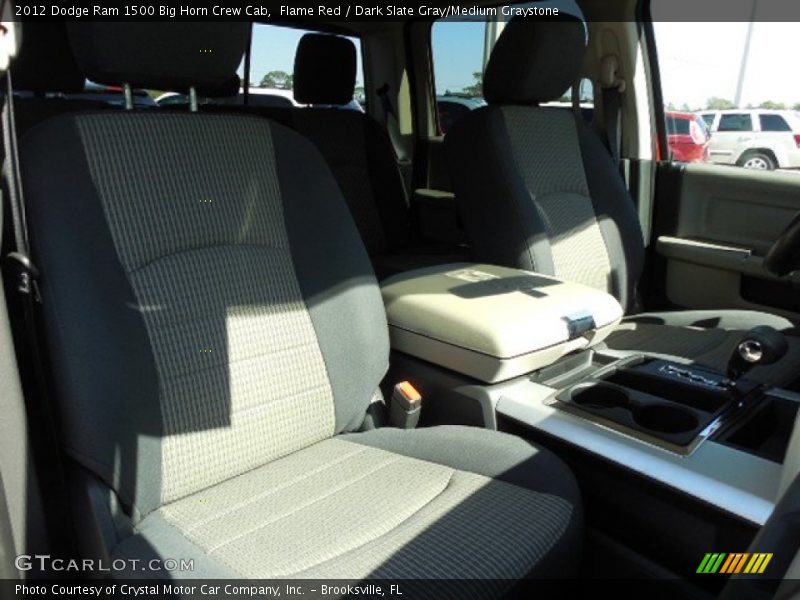 Flame Red / Dark Slate Gray/Medium Graystone 2012 Dodge Ram 1500 Big Horn Crew Cab
