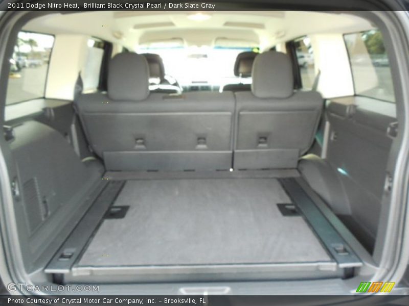 Brilliant Black Crystal Pearl / Dark Slate Gray 2011 Dodge Nitro Heat