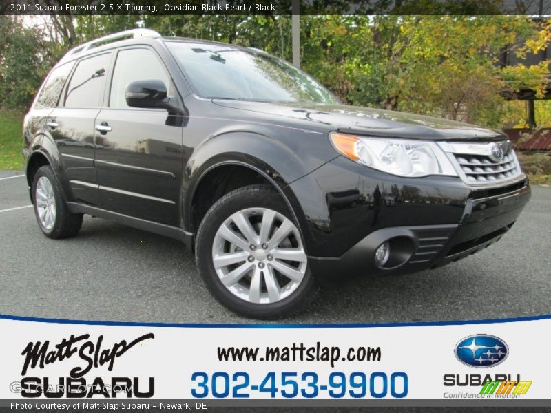 Obsidian Black Pearl / Black 2011 Subaru Forester 2.5 X Touring