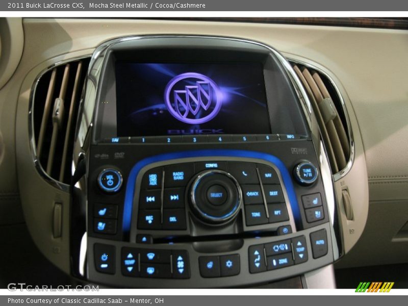 Mocha Steel Metallic / Cocoa/Cashmere 2011 Buick LaCrosse CXS