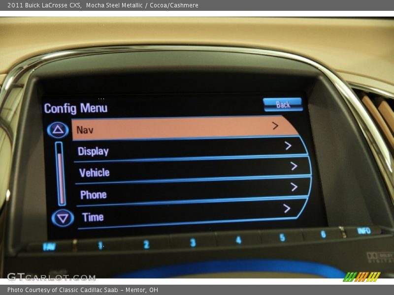 Mocha Steel Metallic / Cocoa/Cashmere 2011 Buick LaCrosse CXS