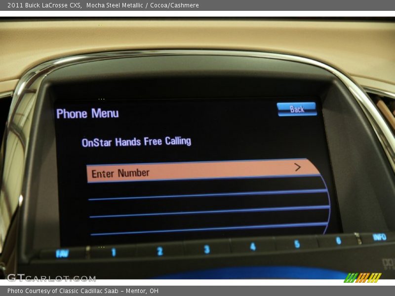 Mocha Steel Metallic / Cocoa/Cashmere 2011 Buick LaCrosse CXS