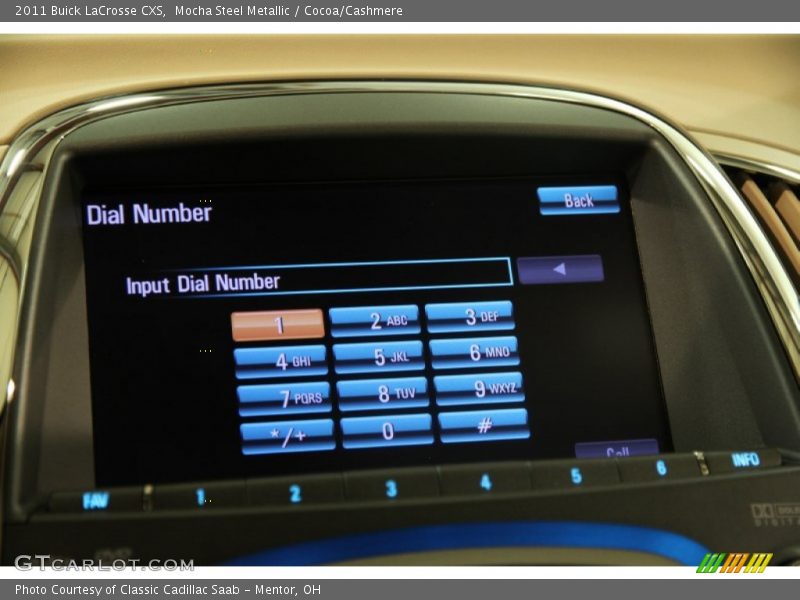 Mocha Steel Metallic / Cocoa/Cashmere 2011 Buick LaCrosse CXS