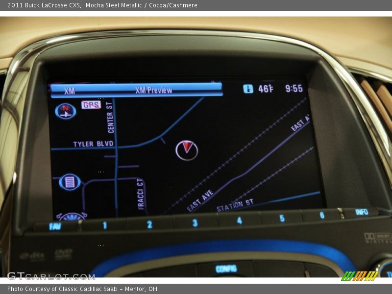 Mocha Steel Metallic / Cocoa/Cashmere 2011 Buick LaCrosse CXS