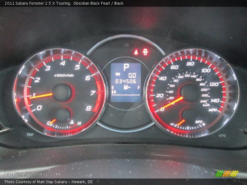 Obsidian Black Pearl / Black 2011 Subaru Forester 2.5 X Touring