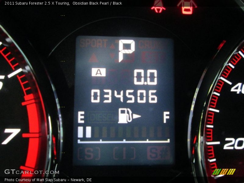 Obsidian Black Pearl / Black 2011 Subaru Forester 2.5 X Touring