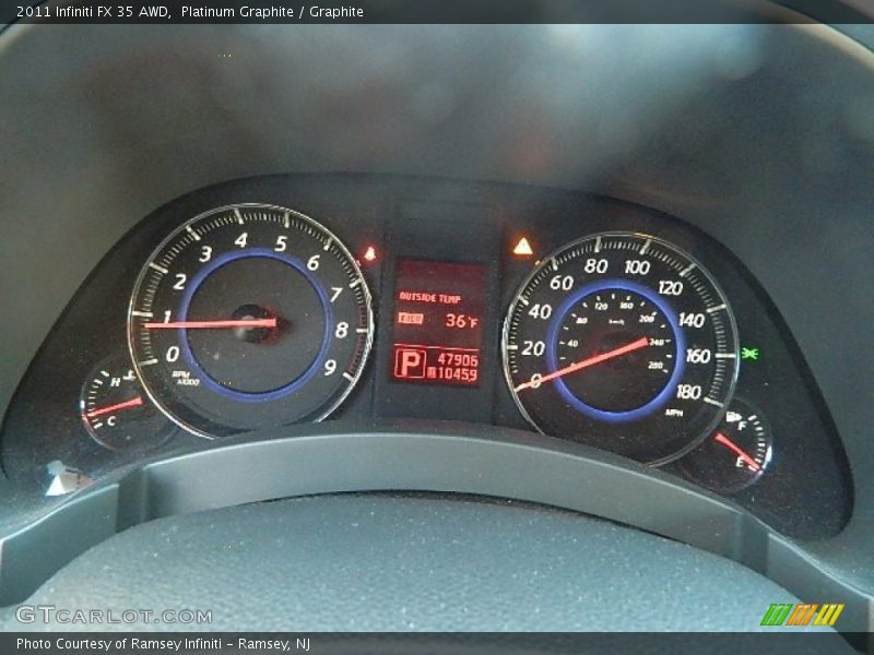 Platinum Graphite / Graphite 2011 Infiniti FX 35 AWD