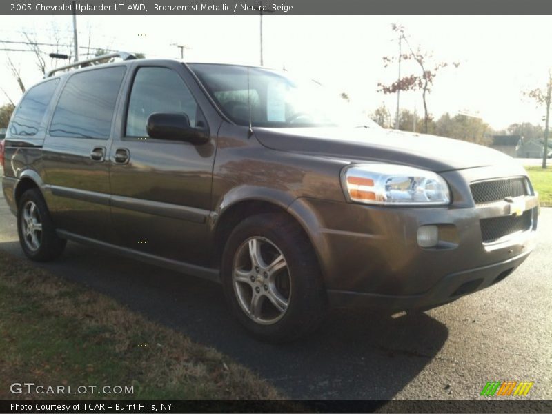 Bronzemist Metallic / Neutral Beige 2005 Chevrolet Uplander LT AWD