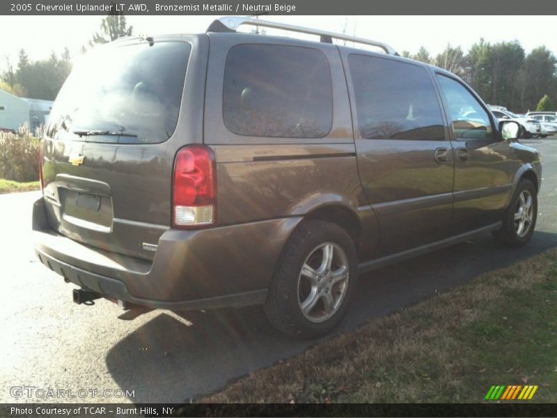 Bronzemist Metallic / Neutral Beige 2005 Chevrolet Uplander LT AWD