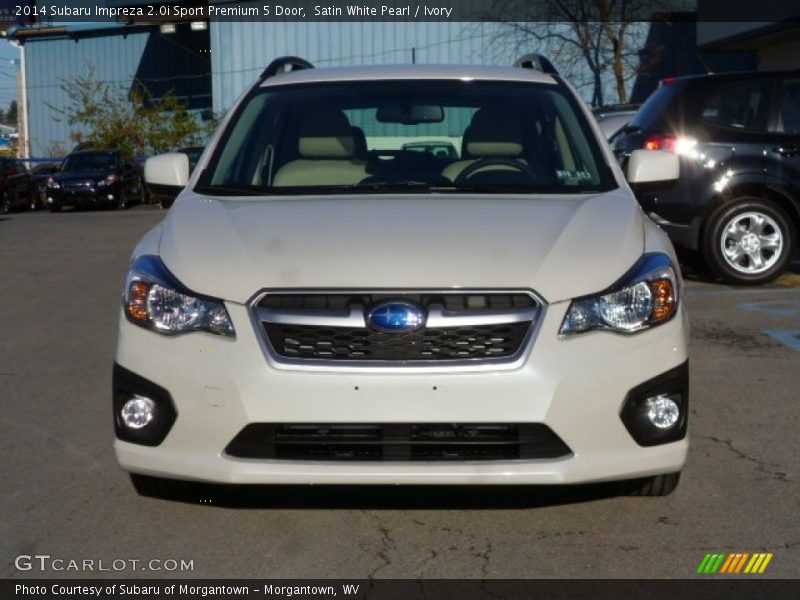 Satin White Pearl / Ivory 2014 Subaru Impreza 2.0i Sport Premium 5 Door